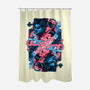 Teleportation Card-None-Polyester-Shower Curtain-glitchygorilla