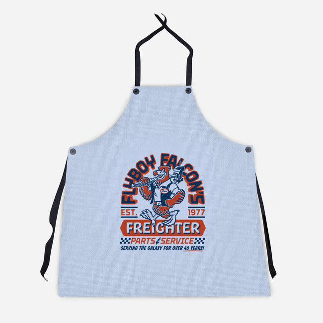 Flyboy Falcon-Unisex-Kitchen-Apron-Wheels