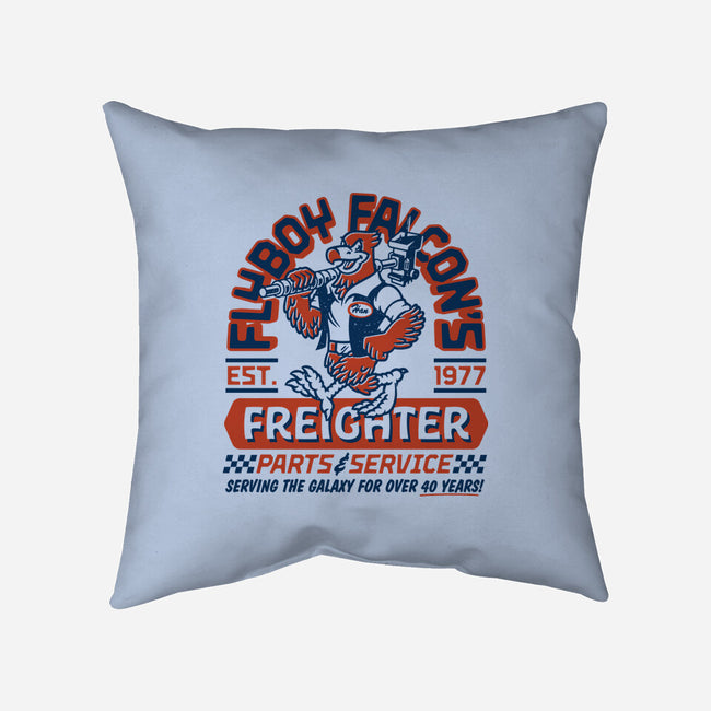 Flyboy Falcon-None-Non-Removable Cover w Insert-Throw Pillow-Wheels