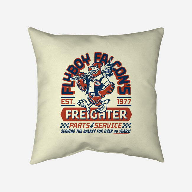 Flyboy Falcon-None-Non-Removable Cover w Insert-Throw Pillow-Wheels