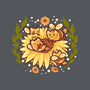 Sunflower Cat Bee-None-Glossy-Sticker-TechraNova