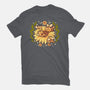 Sunflower Cat Bee-Womens-Fitted-Tee-TechraNova