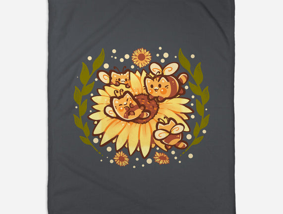 Sunflower Cat Bee