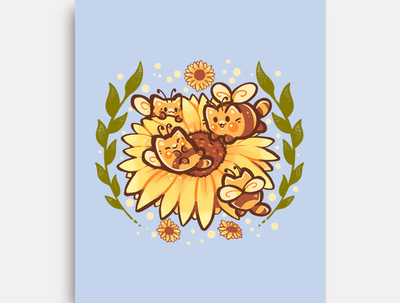 Sunflower Cat Bee