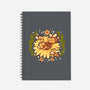 Sunflower Cat Bee-None-Dot Grid-Notebook-TechraNova