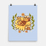 Sunflower Cat Bee-None-Matte-Poster-TechraNova