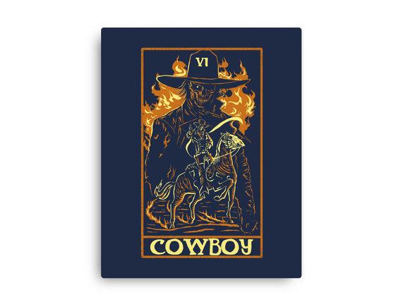 Cowboy Tarot Card