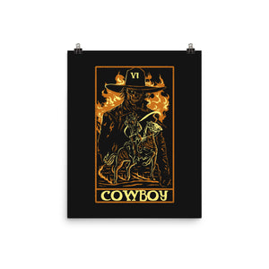 Cowboy Tarot Card