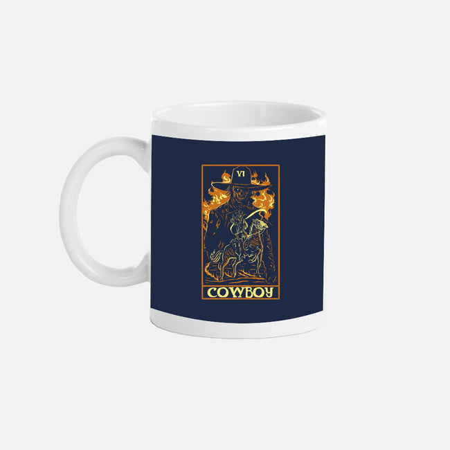 Cowboy Tarot Card-None-Mug-Drinkware-naomori