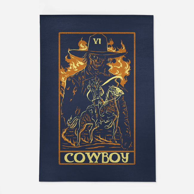 Cowboy Tarot Card-None-Outdoor-Rug-naomori