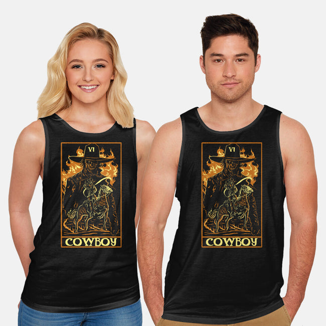 Cowboy Tarot Card-Unisex-Basic-Tank-naomori