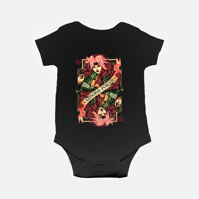 Absorb Power Card-Baby-Basic-Onesie-glitchygorilla