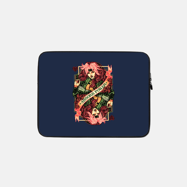 Absorb Power Card-None-Zippered-Laptop Sleeve-glitchygorilla