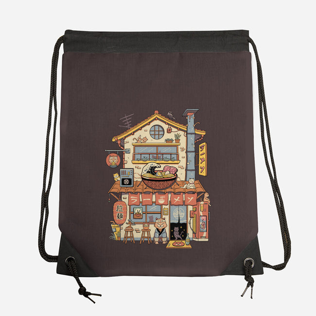 Ramen Neko House-None-Drawstring-Bag-vp021