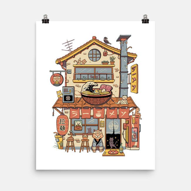 Ramen Neko House-None-Matte-Poster-vp021