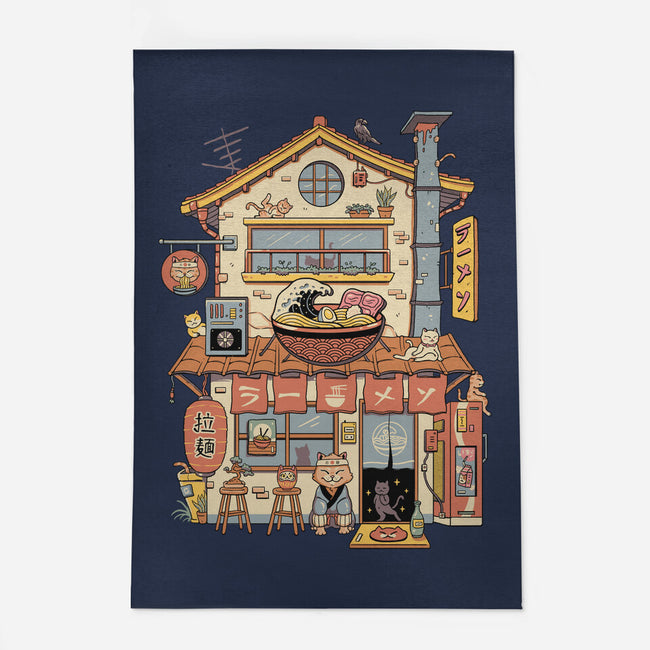 Ramen Neko House-None-Outdoor-Rug-vp021