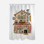 Ramen Neko House-None-Polyester-Shower Curtain-vp021