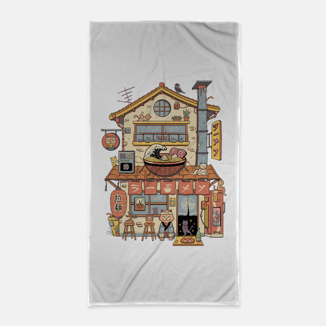 Ramen Neko House-None-Beach-Towel-vp021