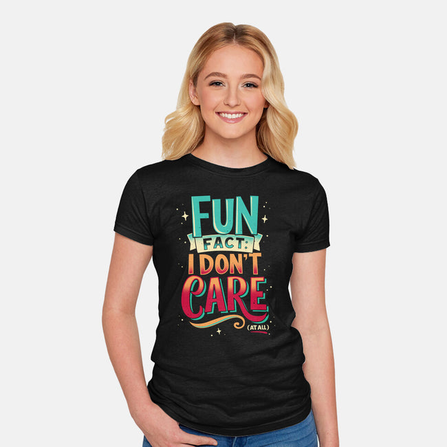 The Fun Fact-Womens-Fitted-Tee-retrodivision