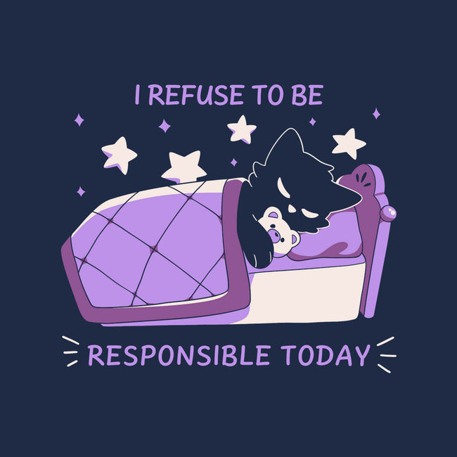 I Refuse To Be Responsible-Dog-Basic-Pet Tank-yumie