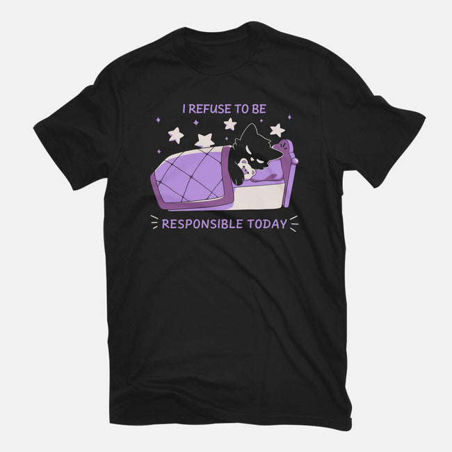 I Refuse To Be Responsible-Mens-Heavyweight-Tee-yumie