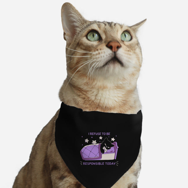 I Refuse To Be Responsible-Cat-Adjustable-Pet Collar-yumie