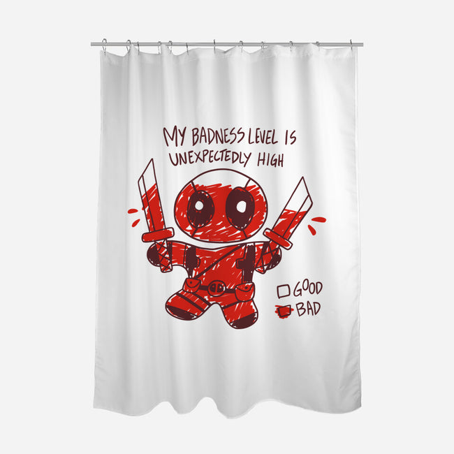 Badness Pool-None-Polyester-Shower Curtain-yumie