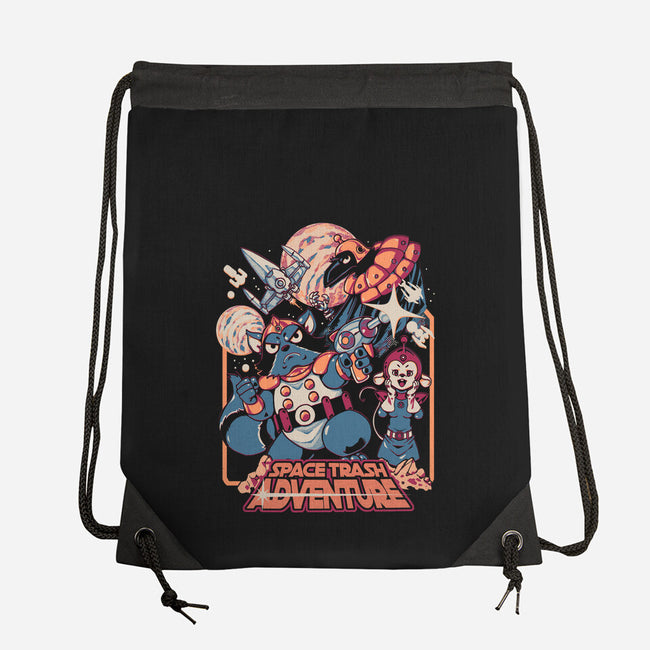 Space Trash Adventure-None-Drawstring-Bag-Estudio Horta