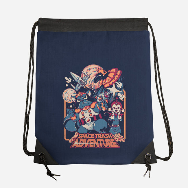 Space Trash Adventure-None-Drawstring-Bag-Estudio Horta