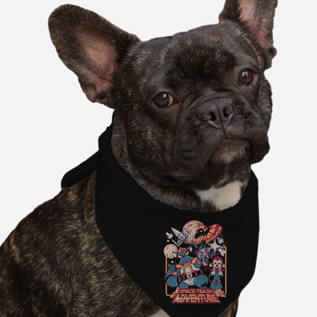 Space Trash Adventure-Dog-Bandana-Pet Collar-Estudio Horta