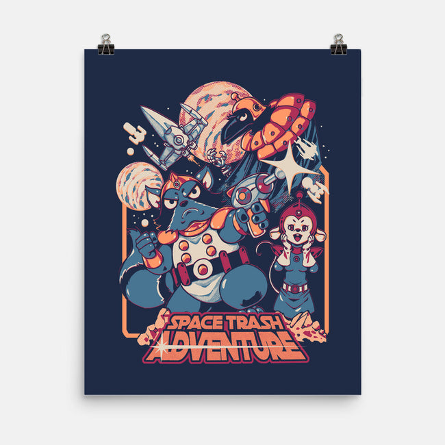 Space Trash Adventure-None-Matte-Poster-Estudio Horta