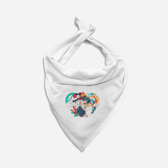 Moving Castle-Cat-Bandana-Pet Collar-yumie