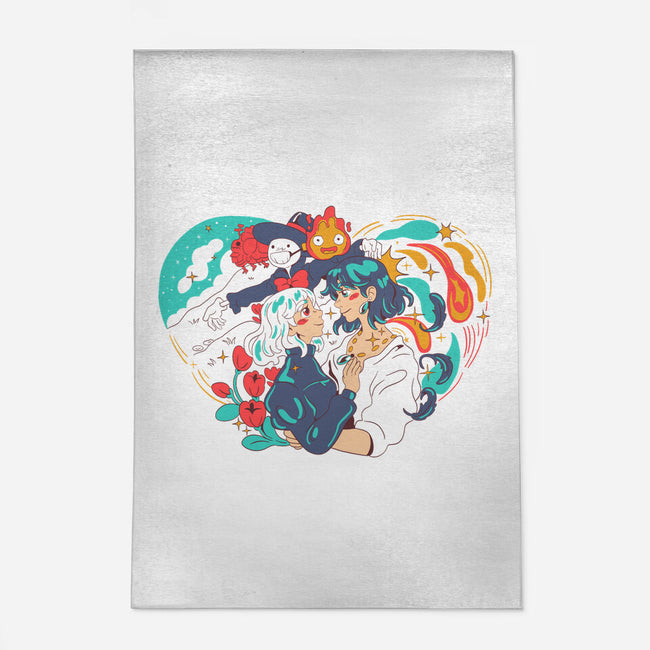 Moving Castle-None-Outdoor-Rug-yumie