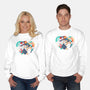 Moving Castle-Unisex-Crew Neck-Sweatshirt-yumie