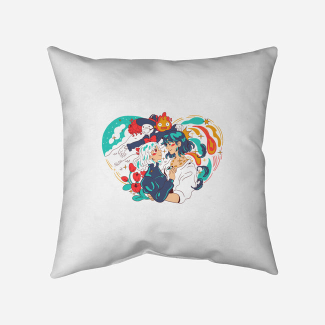 Moving Castle-None-Non-Removable Cover w Insert-Throw Pillow-yumie