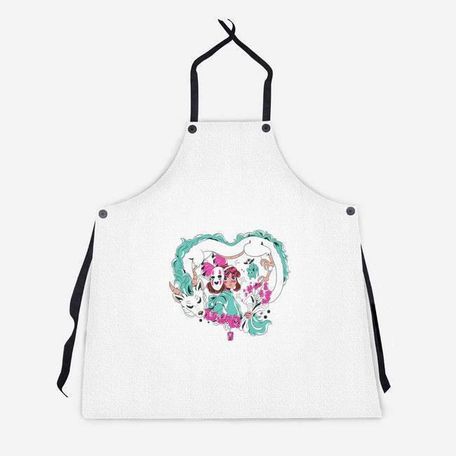 Nothing That Happens Is Ever Forgotten-Unisex-Kitchen-Apron-yumie