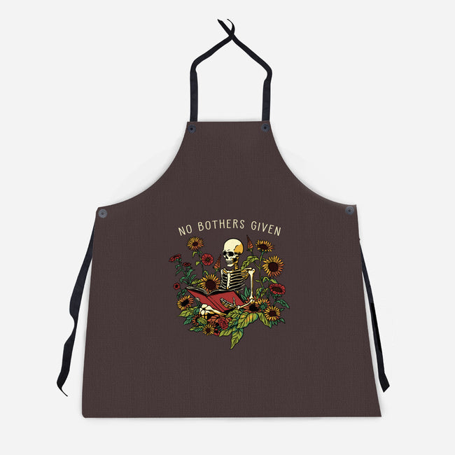 No Bothers Given-Unisex-Kitchen-Apron-tobefonseca