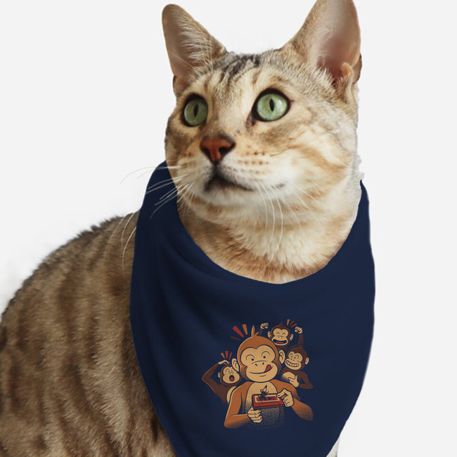 Monkey Business-Cat-Bandana-Pet Collar-tobefonseca