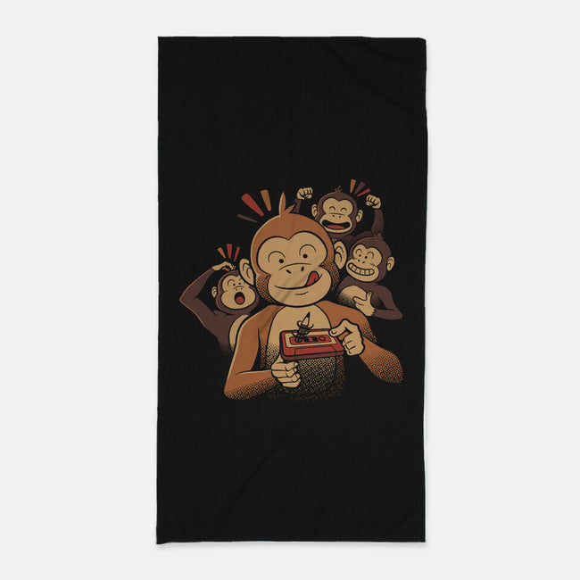 Monkey Business-None-Beach-Towel-tobefonseca