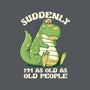 Old People Dinosaur-Womens-Fitted-Tee-tobefonseca