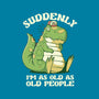 Old People Dinosaur-Mens-Heavyweight-Tee-tobefonseca