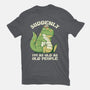 Old People Dinosaur-Unisex-Basic-Tee-tobefonseca