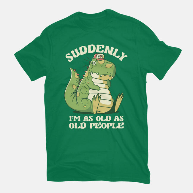 Old People Dinosaur-Unisex-Basic-Tee-tobefonseca