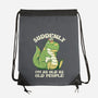 Old People Dinosaur-None-Drawstring-Bag-tobefonseca