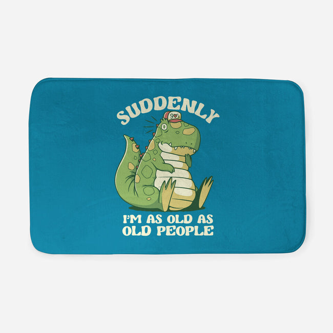 Old People Dinosaur-None-Memory Foam-Bath Mat-tobefonseca