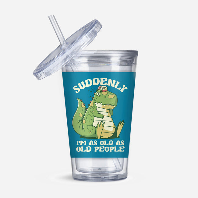 Old People Dinosaur-None-Acrylic Tumbler-Drinkware-tobefonseca