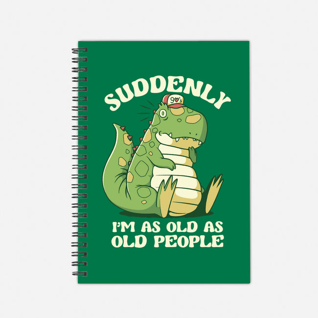 Old People Dinosaur-None-Dot Grid-Notebook-tobefonseca