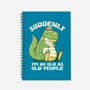 Old People Dinosaur-None-Dot Grid-Notebook-tobefonseca