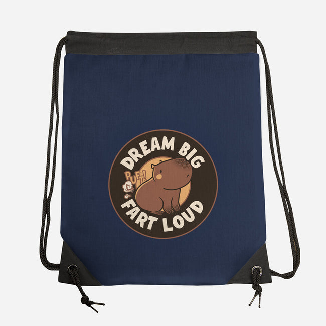 Dream Big Fart Loud-None-Drawstring-Bag-tobefonseca