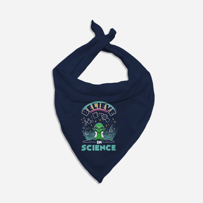 Believe In Science Alien-Cat-Bandana-Pet Collar-tobefonseca